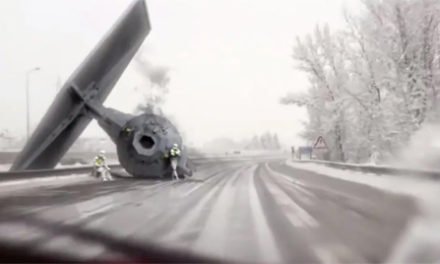 Tie Fighter crashes in Ukraine