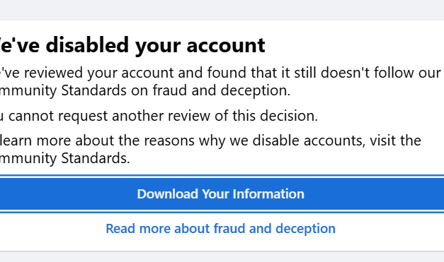 Facebook Deletes 16 Years of Memories Overnight