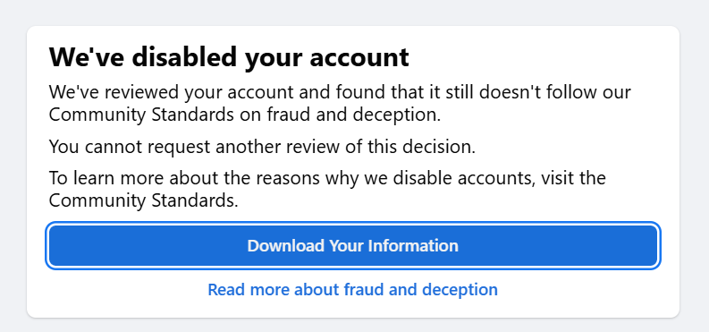 Facebook Deletes 16 Years of Memories Overnight