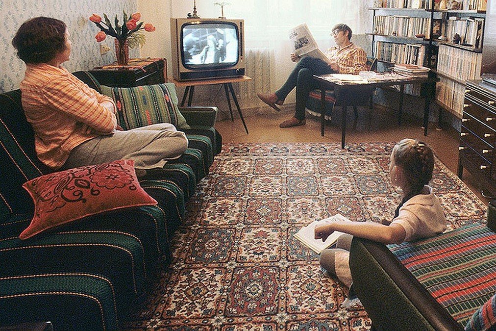 Soviet family at home 1970s