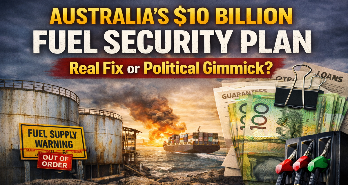 Australia’s $10 Billion Fuel Security Plan Sounds Impressive