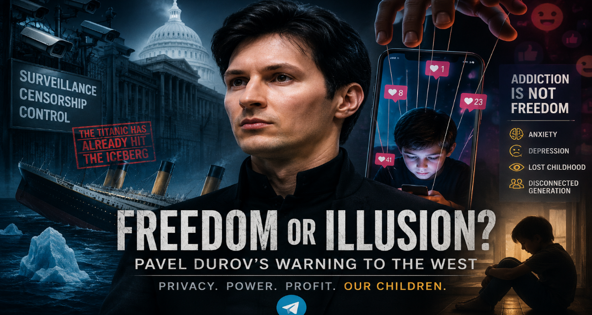 Pavel Durov is Telegram the Tobacco of the 21 Century