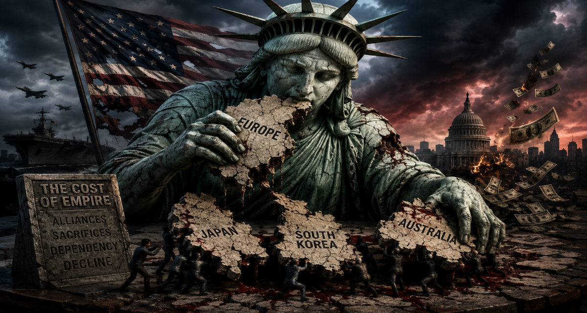 The Cannibalisation of an Empire in Decline When Great Powers Begin Consuming Their Own